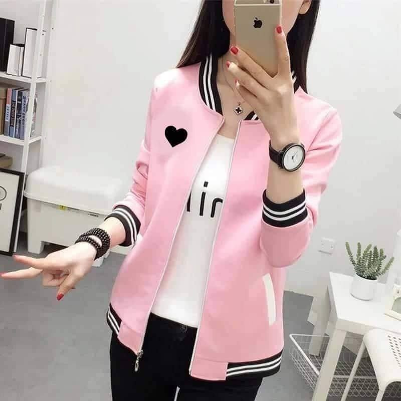 BASE BOLL PRINTED ZIPPER JACKET