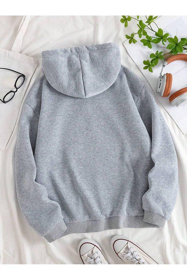 Cozy White Fleece Hoodie for All-DAY Comfort